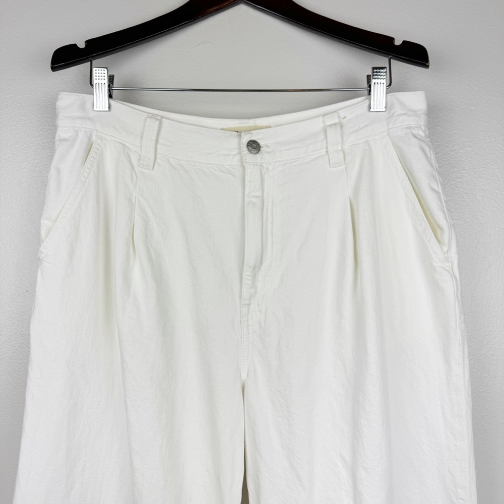 Madewell Harlow Wide-Leg Jeans Airy Denim Edition White Size 31 - Picture 4 of 10